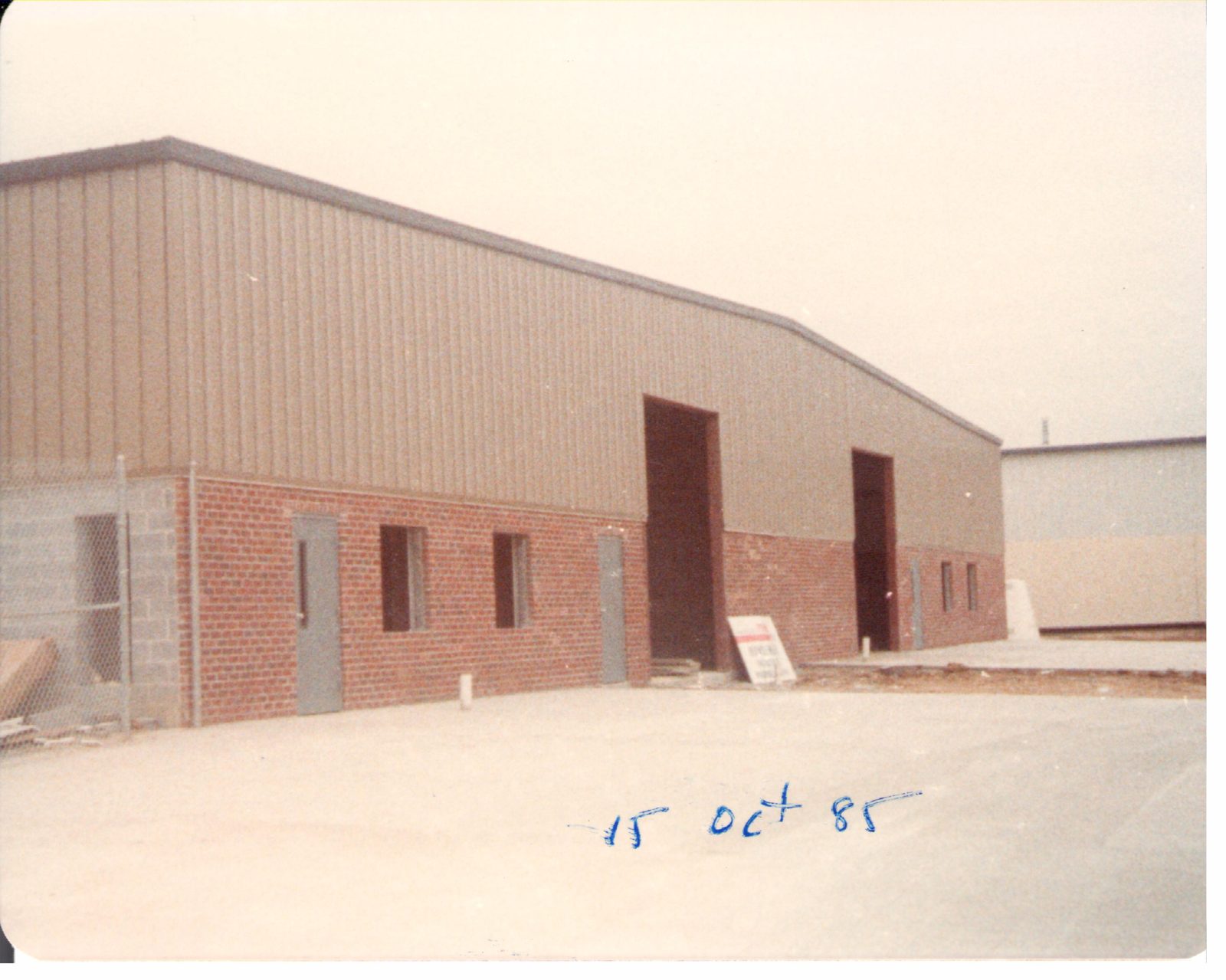 The Woodbridge plant, October 1985