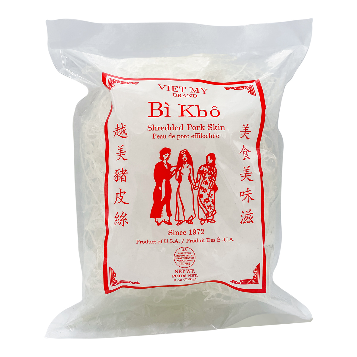Dried Shredded Pork Skin, 8 oz